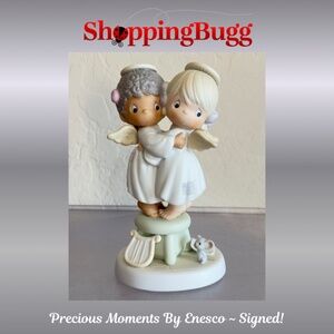 Precious Moments Angels We Have Heard On High 524921 Signed By Koji Morimoto